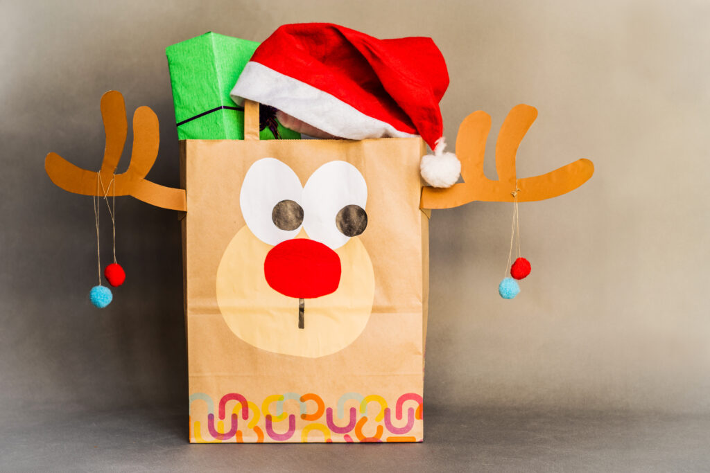 DIY Holiday gift bag